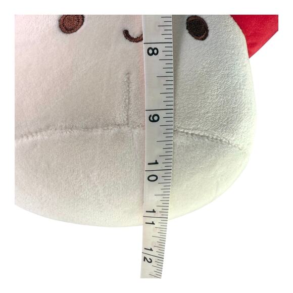 MUSHROOM Plush Pillow TOY 9.5" Red White Polka Dot Button Mushroom Pillow Soft - Picture 3 of 4